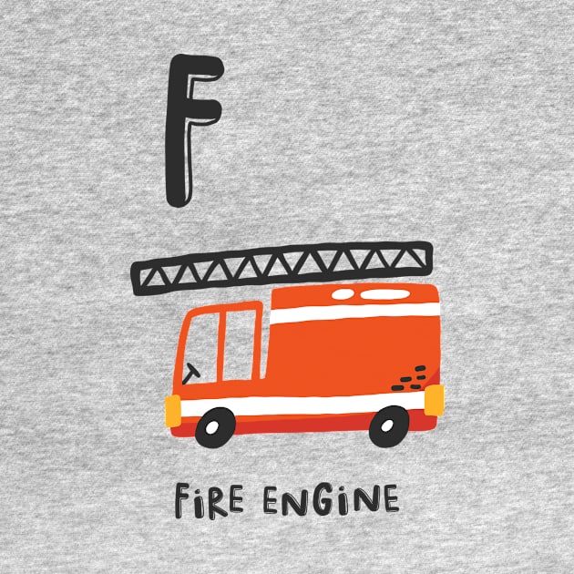 Fire Engine F by JunkyDotCom